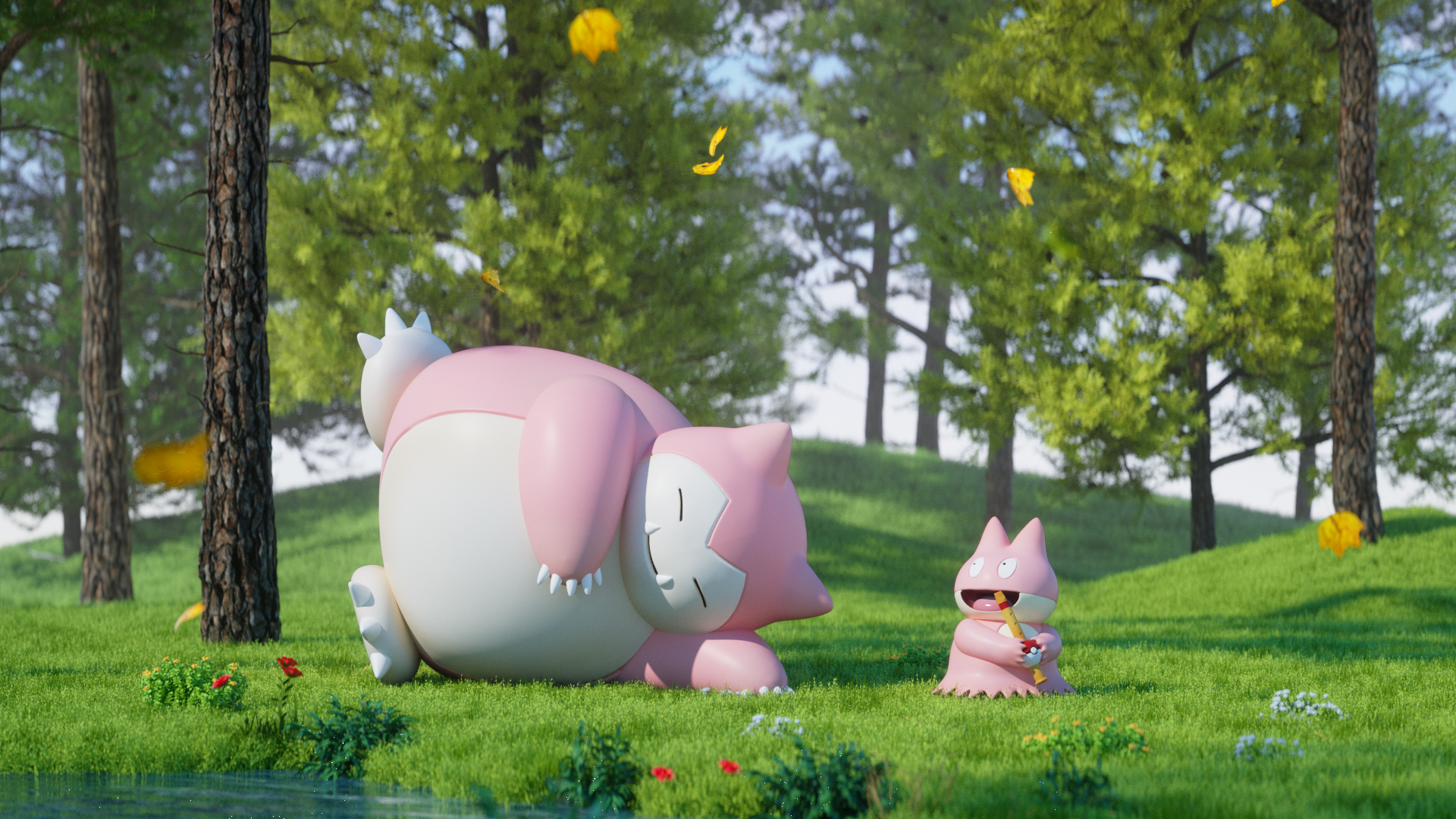 ZaoWu Museum Studio - Pokémon Kirbymon Evolution Set