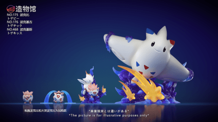 ZaoWu Museum Studio - Pokémon Togepi Evolution Set ZaoWu Museum Studio - Pokémon Togepi Evolution Set