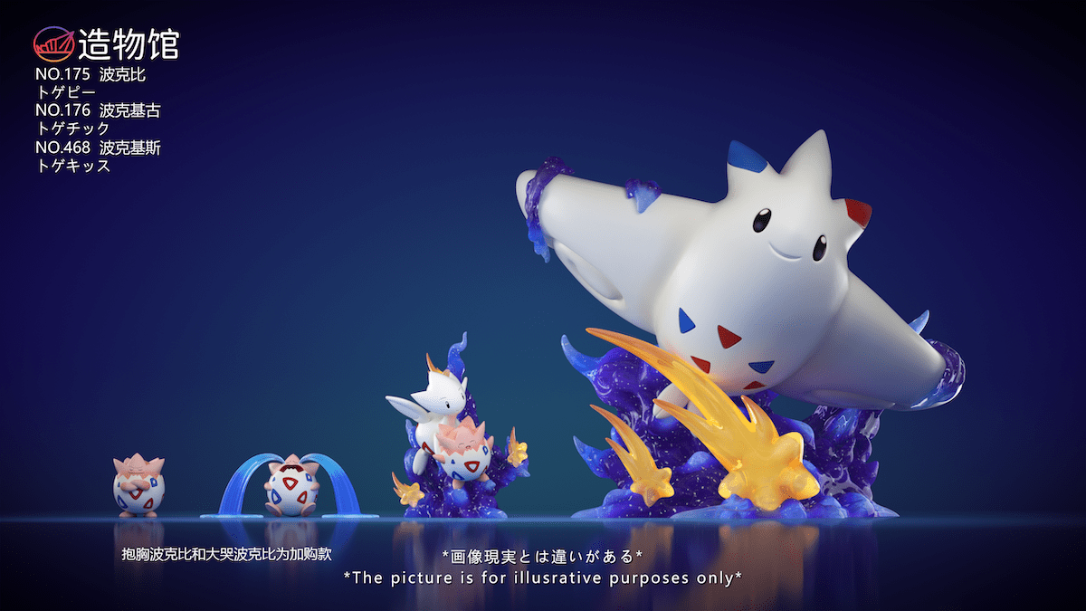 ZaoWu Museum Studio - Pokémon Togepi Evolution Set