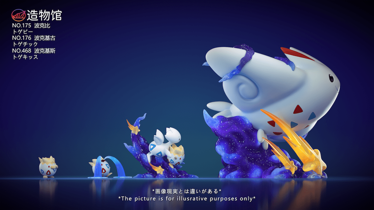 ZaoWu Museum Studio - Pokémon Togepi Evolution Set
