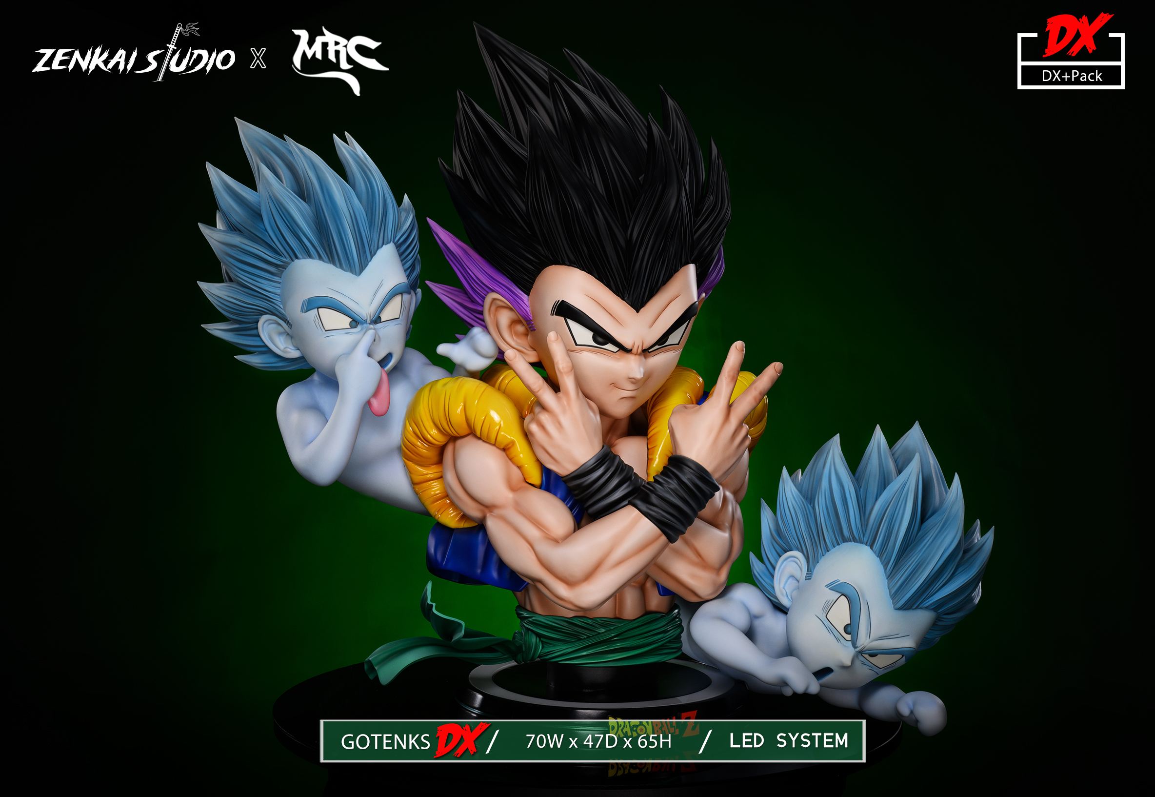 Zenkai Studio & MRC Studio - Dragon Ball Gotenks 1/1 Bust