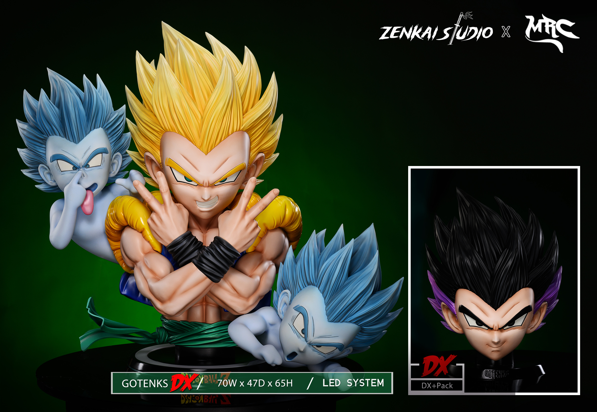Zenkai Studio & MRC Studio - Dragon Ball Gotenks 1/1 Bust