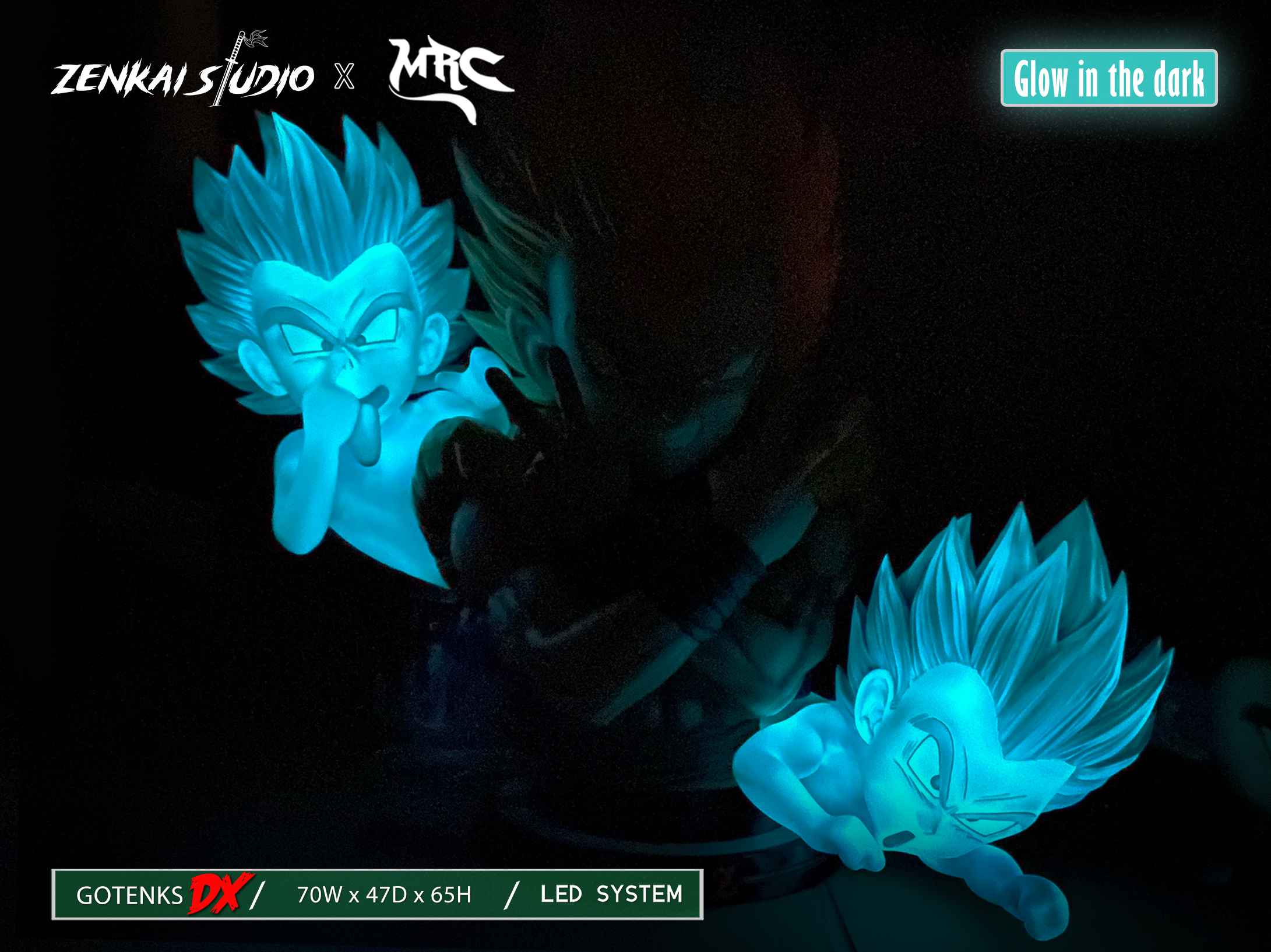 Zenkai Studio & MRC Studio - Dragon Ball Gotenks 1/1 Bust