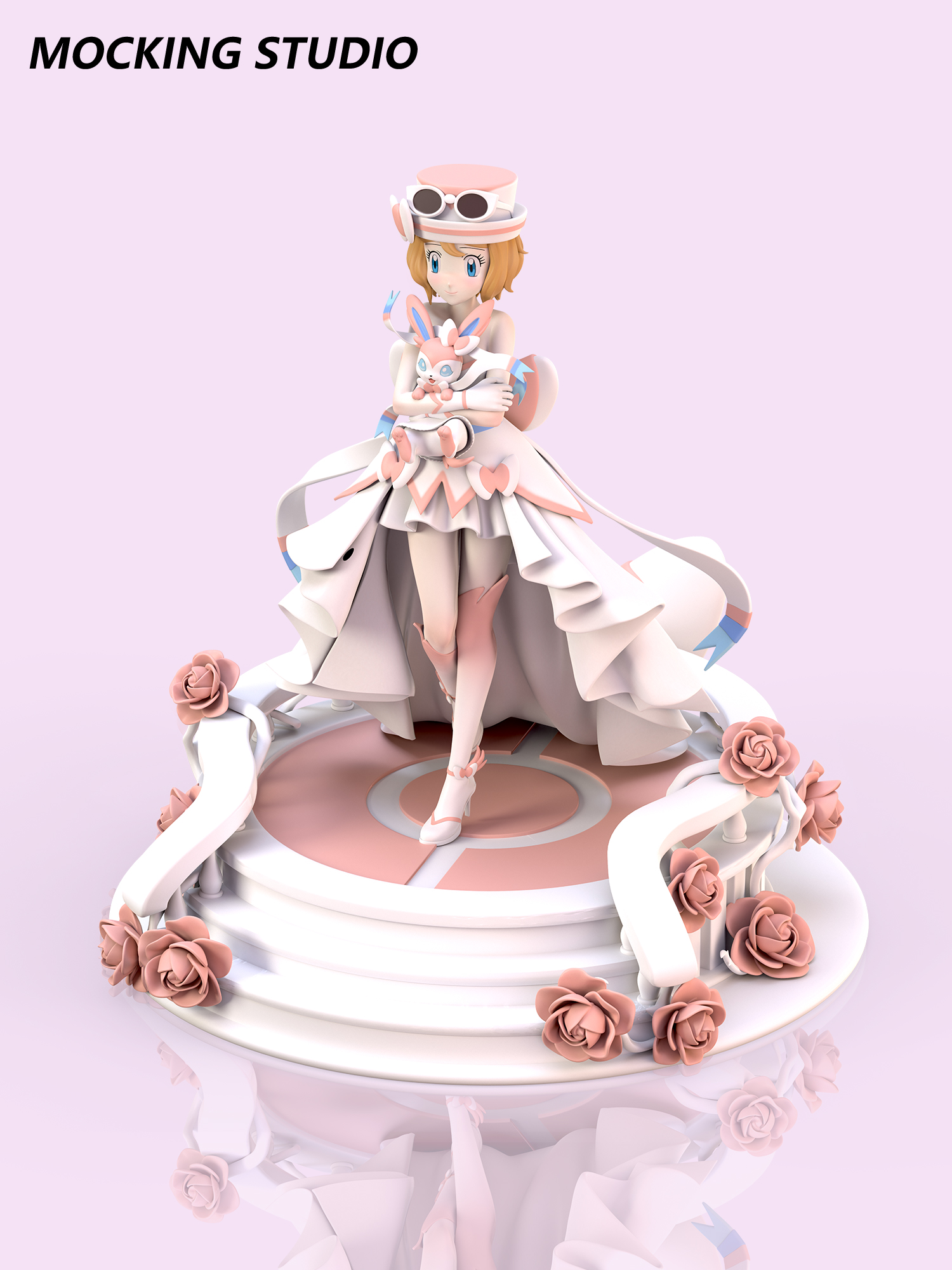 Zhu Yi Wan Jia Studio - Pokémon Wedding Dress Series Serena Wedding Dress