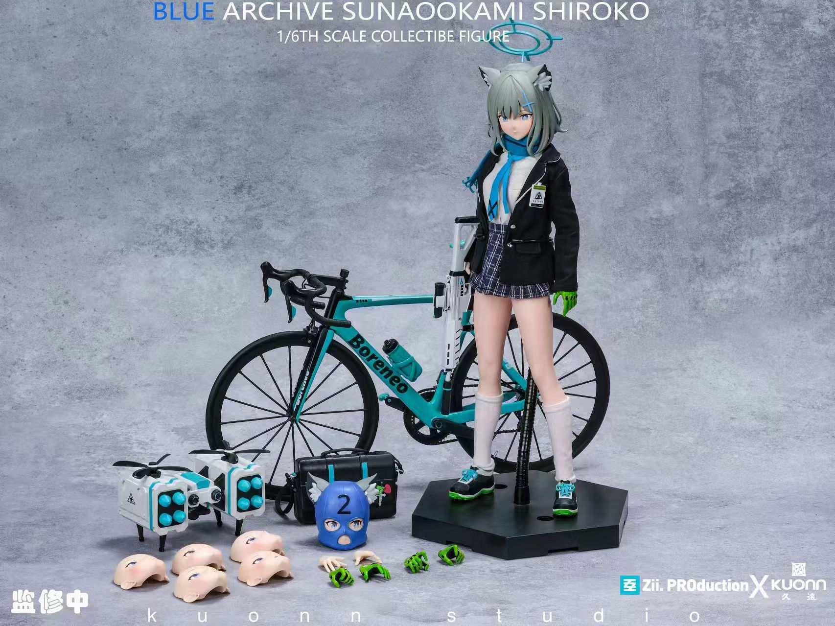 Zii.PROduction Studio & kuonn Studio - Blue Archive Sunaookami Shiroko