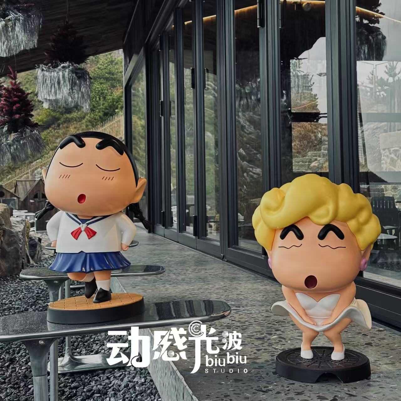 biubiu Studio - Crayon Shin-chan 35cm Monroe Shin-chan & JK Shin-chan