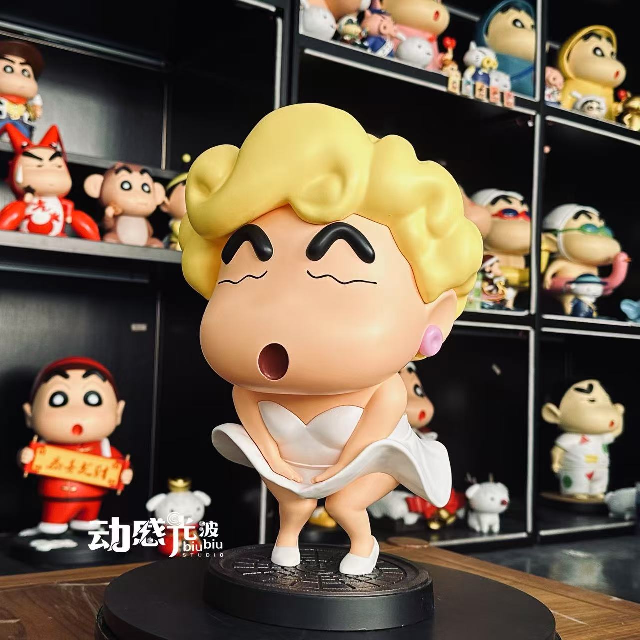 biubiu Studio - Crayon Shin-chan 35cm Monroe Shin-chan & JK Shin-chan