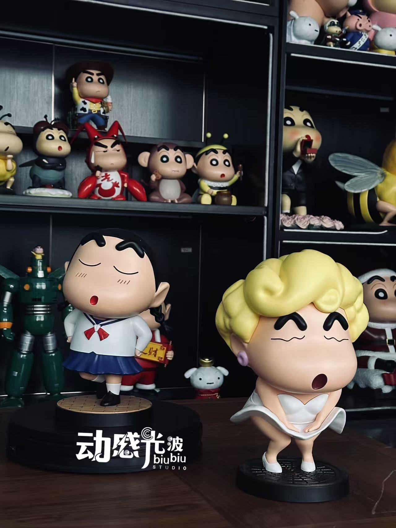 biubiu Studio - Crayon Shin-chan 35cm Monroe Shin-chan & JK Shin-chan
