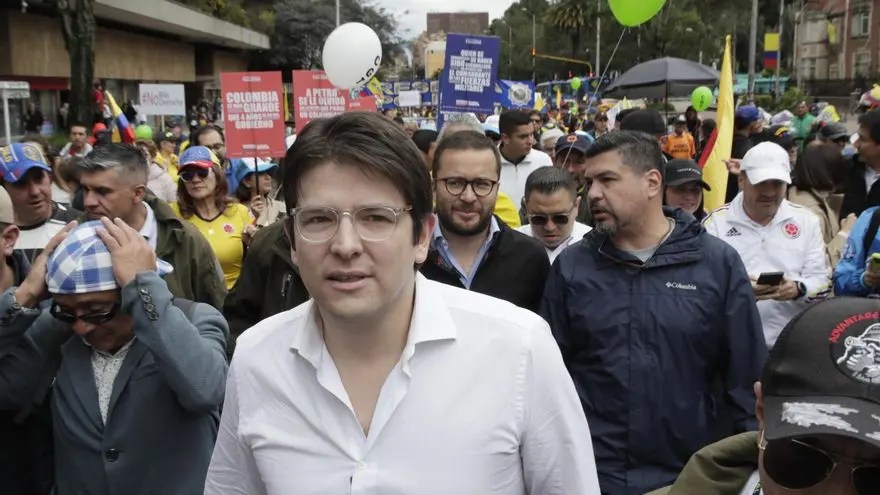 Miguel Uribe Turbay, herido en atentado durante acto de campaña en Bogotá, Colombia Miguel Uribe Turbay, herido en atentado durante acto de campaña en Bogotá, Colombia