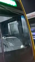 Disparan contra un colectivo en un intento de robo Disparan contra un colectivo en un intento de robo