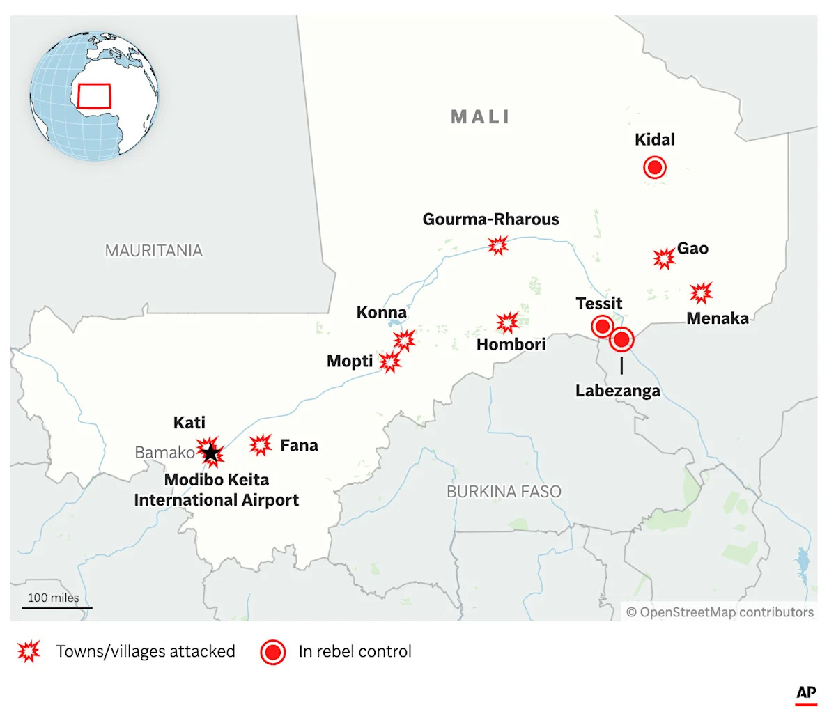 Rebels claim to capture military camp in northern Mali town of Tessalit Rebels claim to capture military camp in northern Mali town of Tessalit