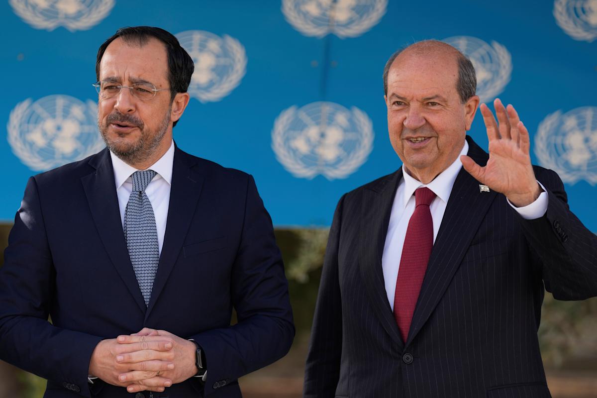 Rival leaders of split Cyprus make inroads to work together but rift remains Rival leaders of split Cyprus make inroads to work together but rift remains