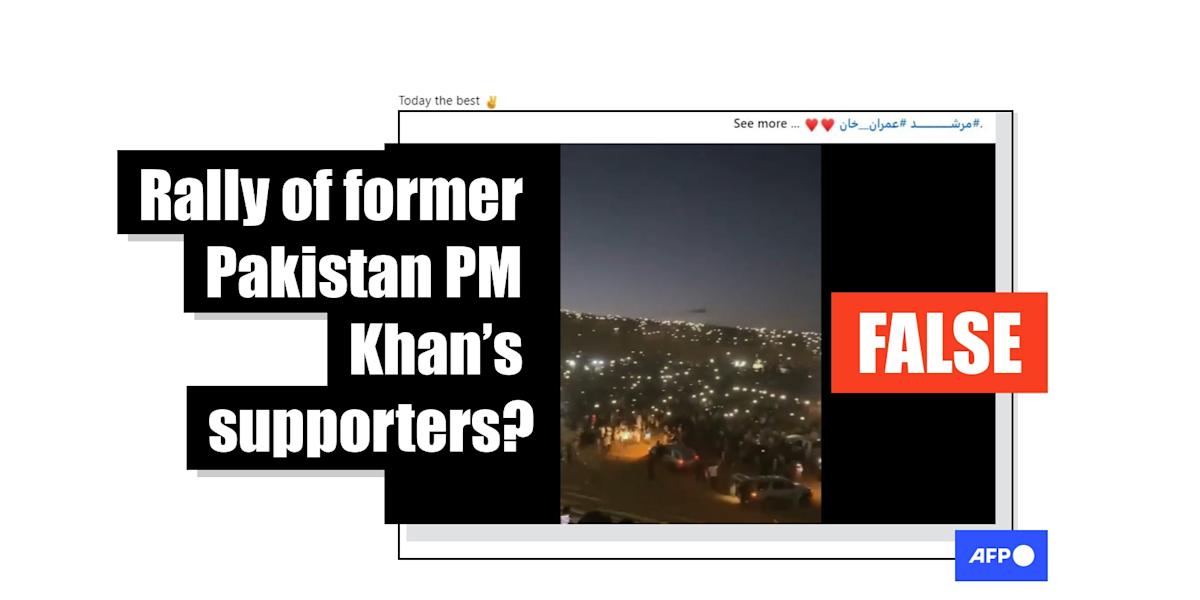 Clip shows spectators at Libya motoring event, not pro-Imran Khan rally in Pakistan Clip shows spectators at Libya motoring event, not pro-Imran Khan rally in Pakistan