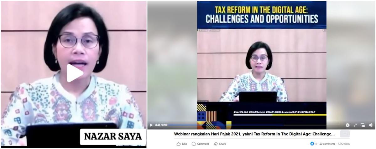 TikTok posts share hoax video of Indonesian finance minister ‘cash giveaway’ TikTok posts share hoax video of Indonesian finance minister ‘cash giveaway’