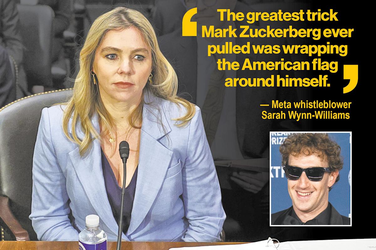 Whistleblower claims Meta helped China develop advanced AI to ‘outcompete American companies’: bombshell testimony Whistleblower claims Meta helped China develop advanced AI to ‘outcompete American companies’: bombshell testimony