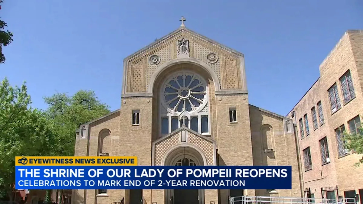 Historic Shrine of Our Lady of Pompeii church reopens in Little Italy after renovation: EXCLUSIVE Historic Shrine of Our Lady of Pompeii church reopens in Little Italy after renovation: EXCLUSIVE
