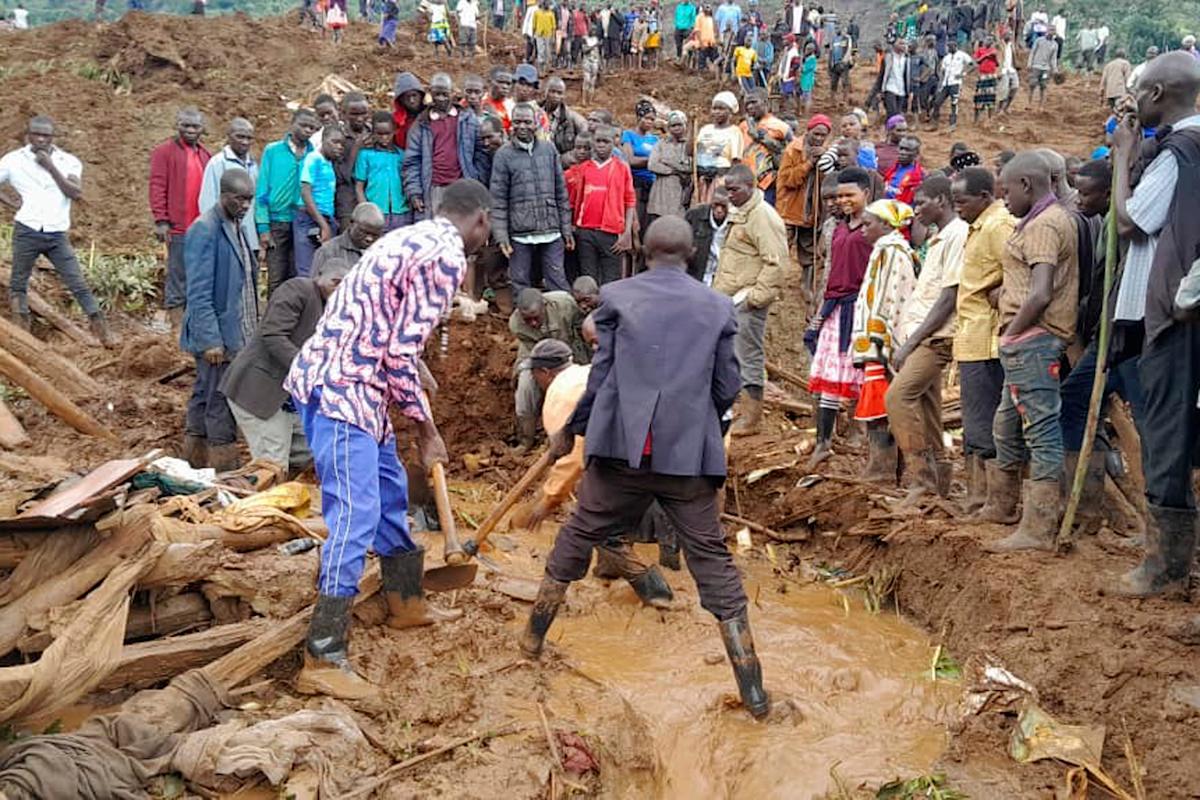 Death toll in Uganda landslides rises to 20 as search for more casualties presses on Death toll in Uganda landslides rises to 20 as search for more casualties presses on