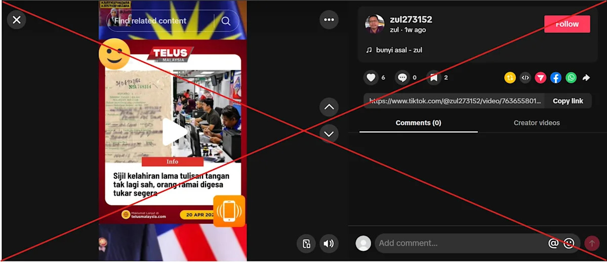 Posts falsely claim handwritten birth certificates in Malaysia are invalid Posts falsely claim handwritten birth certificates in Malaysia are invalid