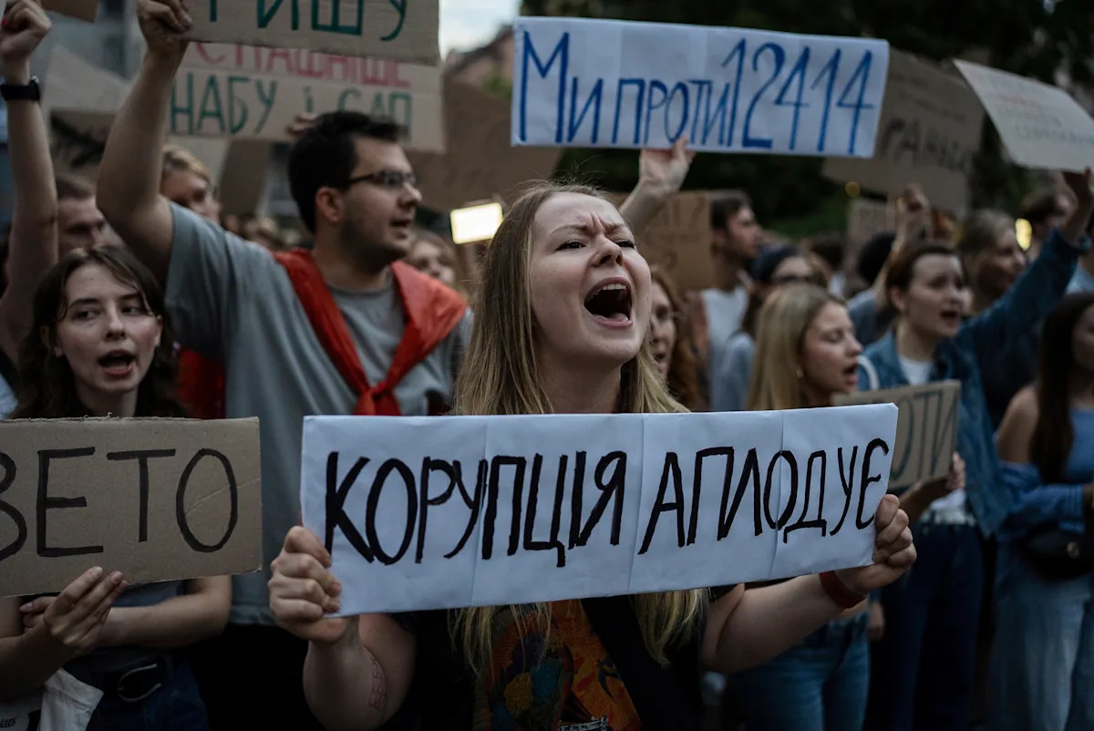 Ukrainians are protesting a law targeting anti-corruption agencies. Here’s why Ukrainians are protesting a law targeting anti-corruption agencies. Here’s why