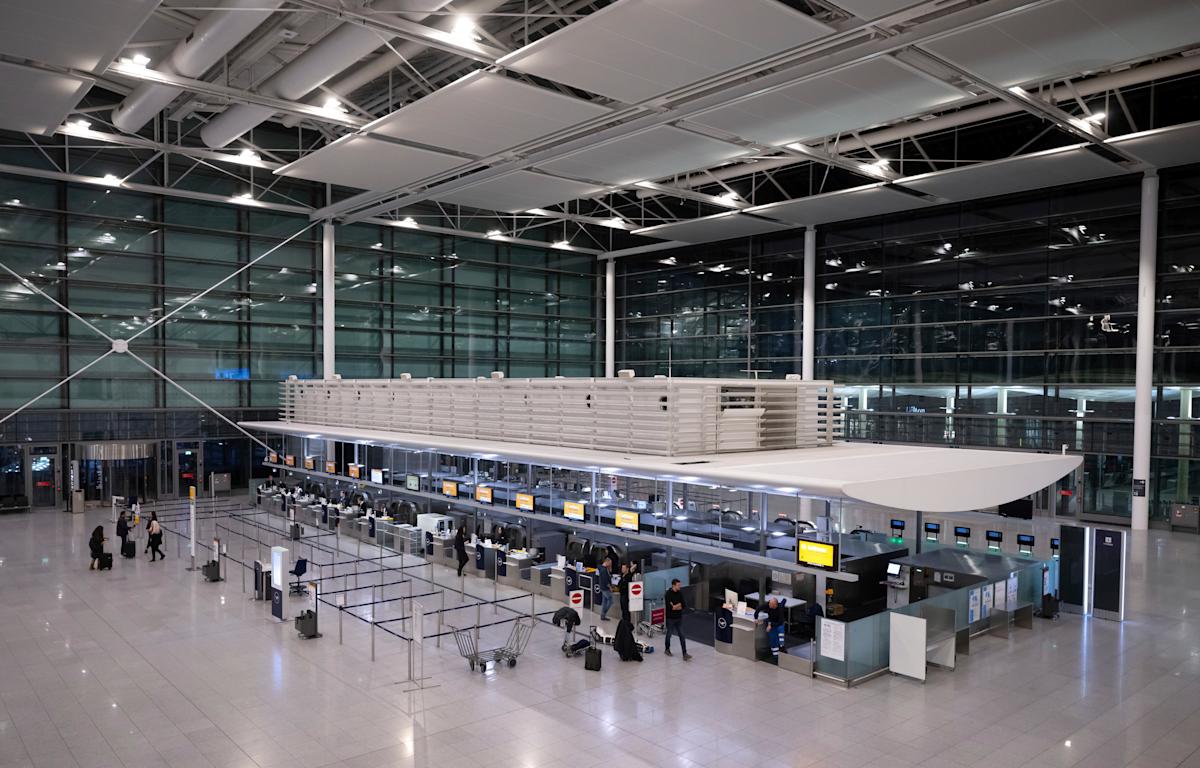 A two-day strike at Munich Airport results in most flights being canceled A two-day strike at Munich Airport results in most flights being canceled