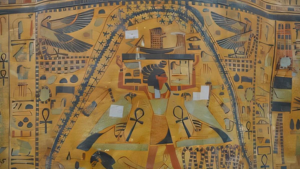 Tomb art suggests Egyptian sky goddess wore the Milky Way galaxy Tomb art suggests Egyptian sky goddess wore the Milky Way galaxy