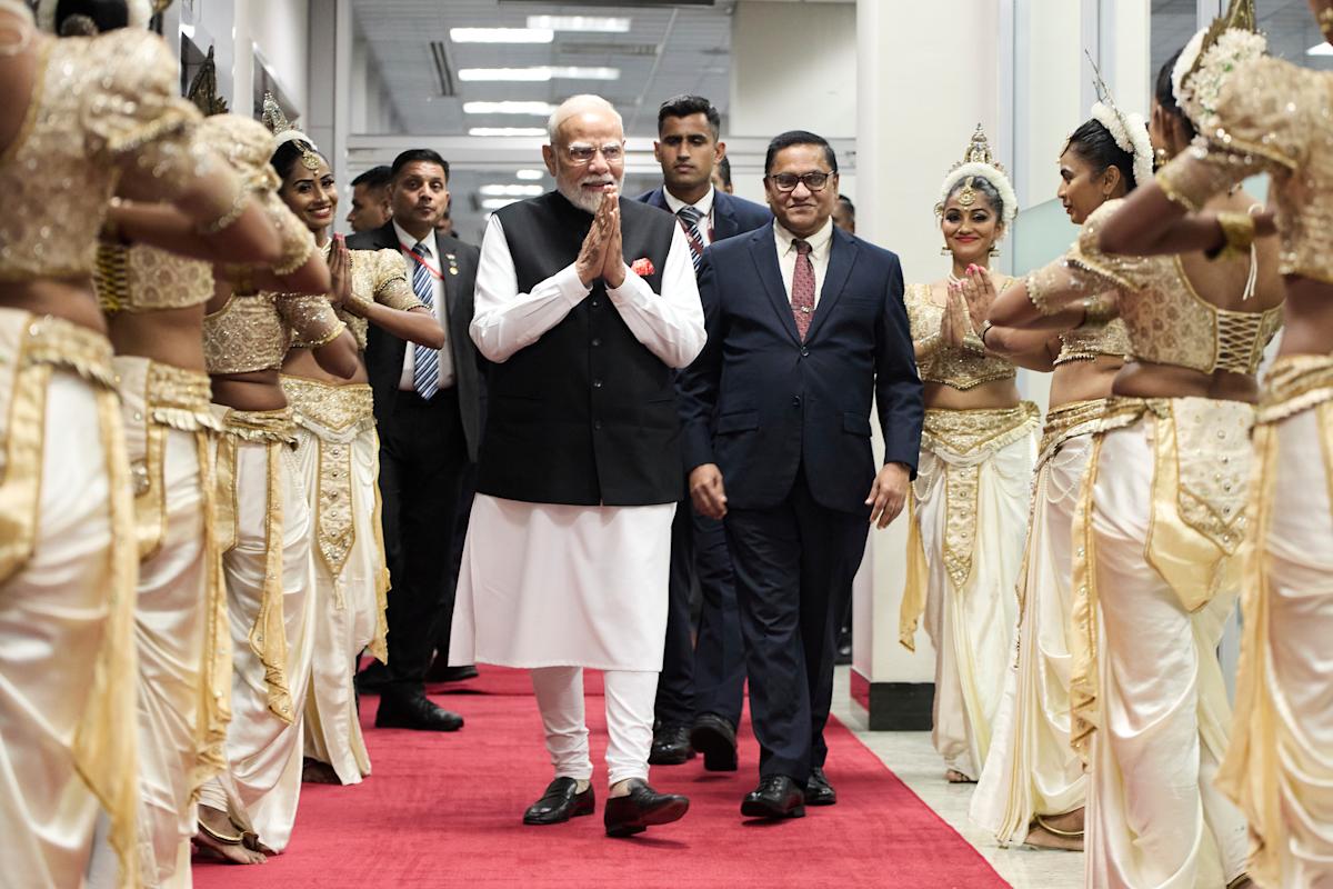 India’s Modi in Sri Lanka on a 2-day state visit as concerns grow over China’s influence India’s Modi in Sri Lanka on a 2-day state visit as concerns grow over China’s influence