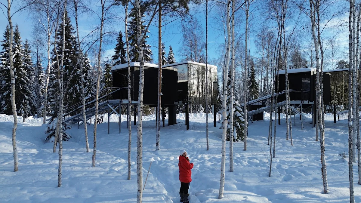 The Magic of Solo Silence: Escaping to a Glass Cabin in Arctic Finland The Magic of Solo Silence: Escaping to a Glass Cabin in Arctic Finland