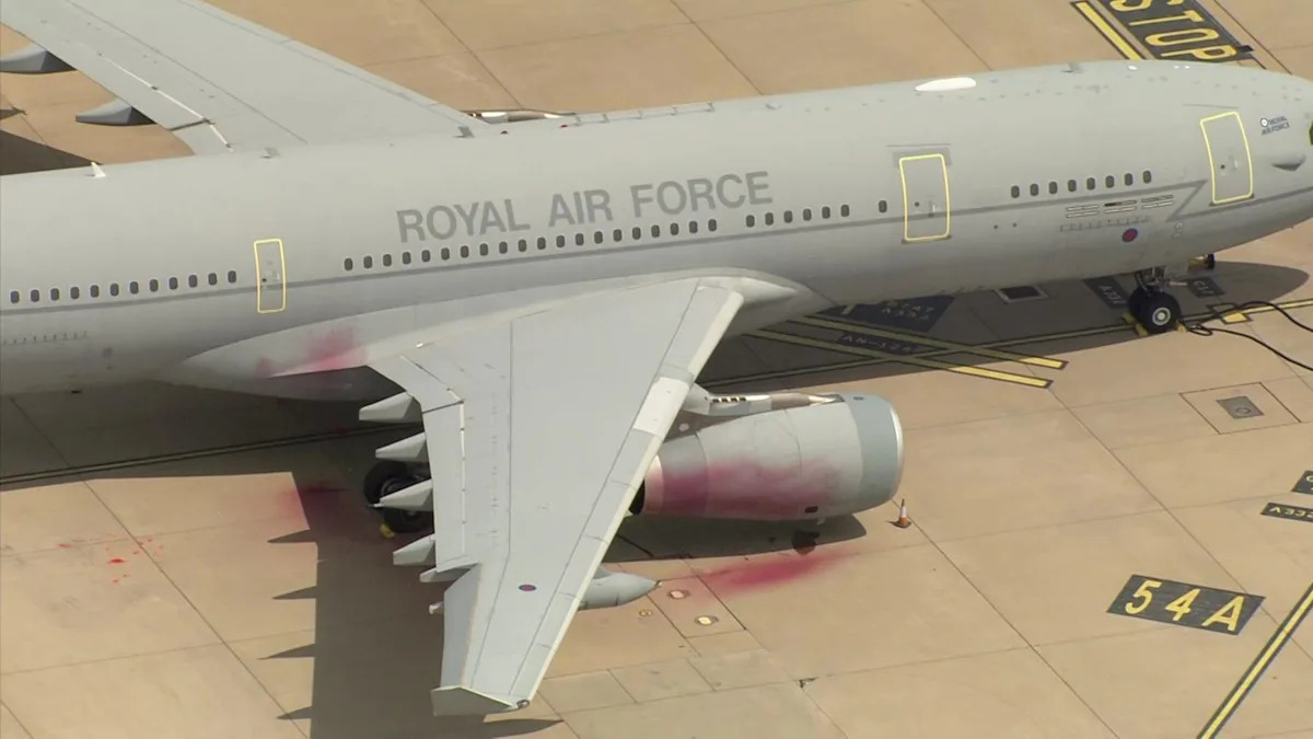 Two more arrests after break-in at RAF base Two more arrests after break-in at RAF base