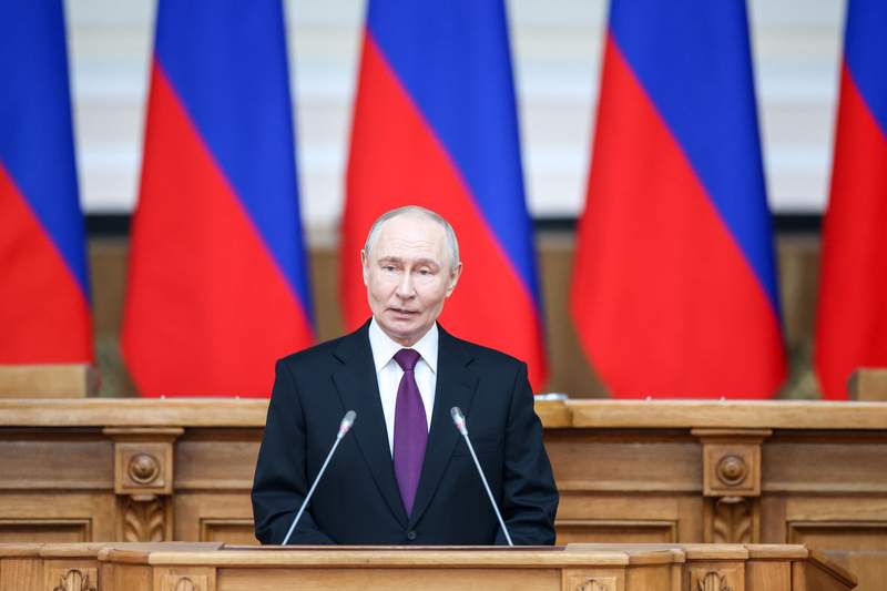 Putin decries Ukrainian drone strikes on civilian sites in Russia Putin decries Ukrainian drone strikes on civilian sites in Russia