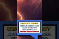 Kenapa Suara Guntur Datang Setelah Kilat Kenapa Suara Guntur Datang Setelah Kilat