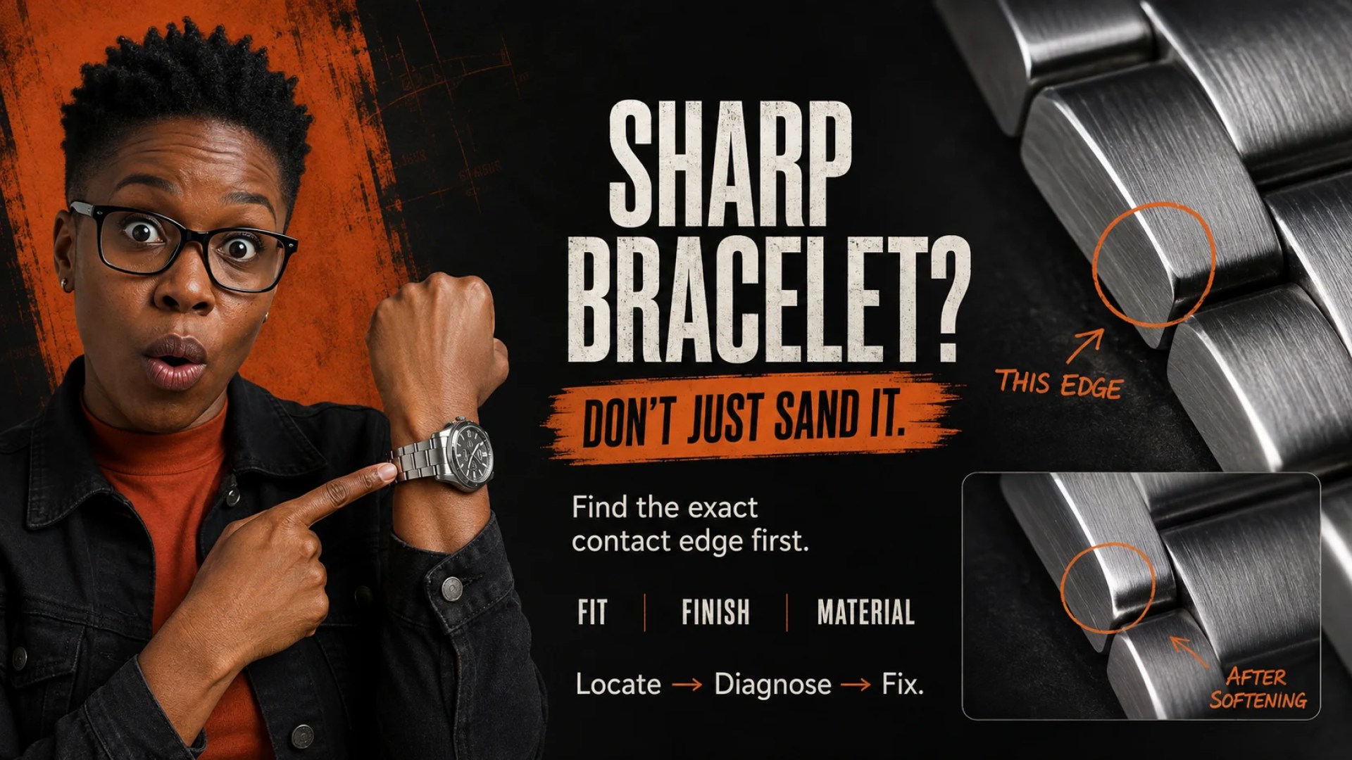 Why Your Watch Bracelet Has Sharp Edges Why Your Watch Bracelet Has Sharp Edges