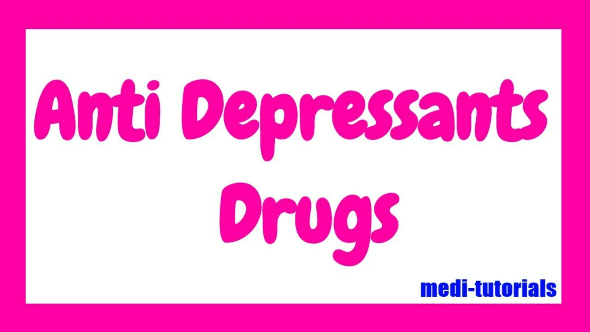 Kinds Of Antidepressant Medicines Kinds Of Antidepressant Medicines
