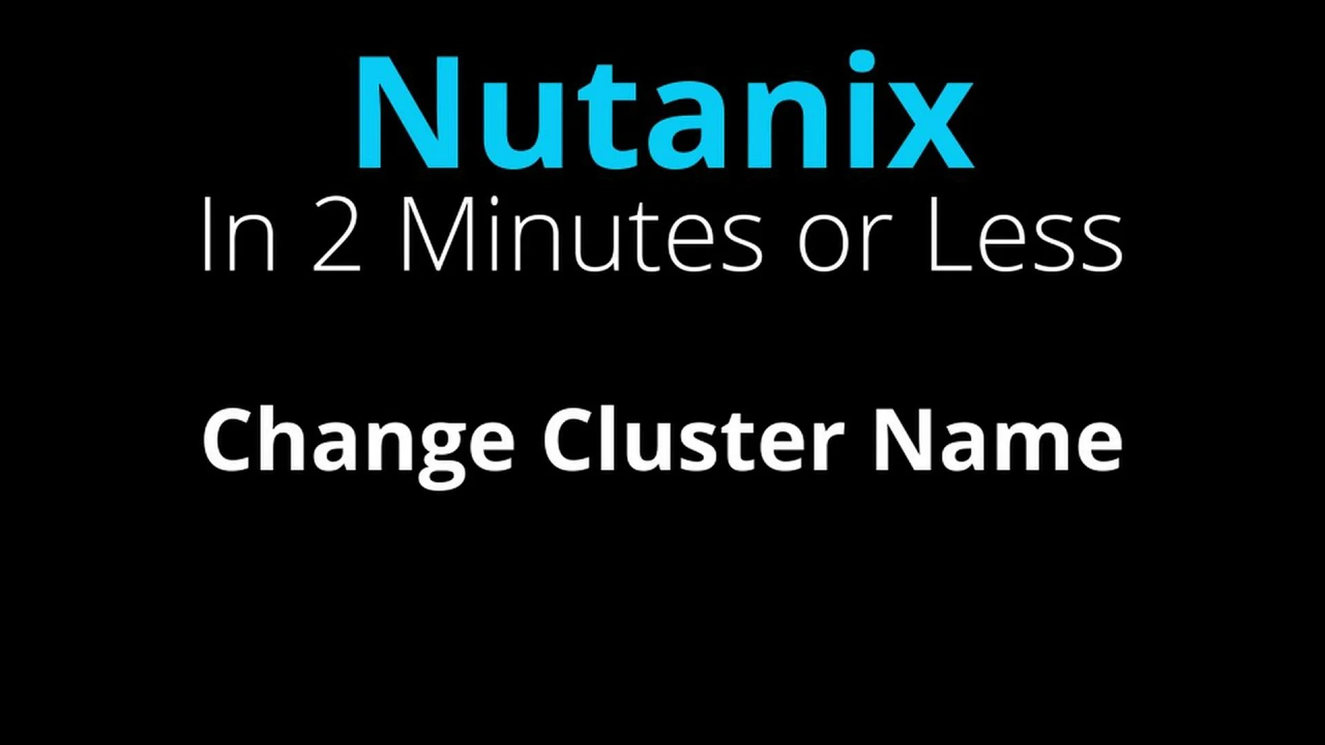 How to Create a Cluster Name for a Failover Cluster How to Create a Cluster Name for a Failover Cluster