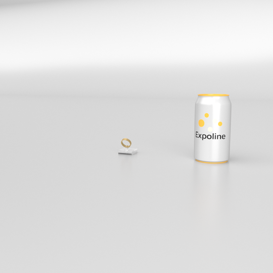 SUPPORT A BAGUE 09 MM WHITE SMOKE
