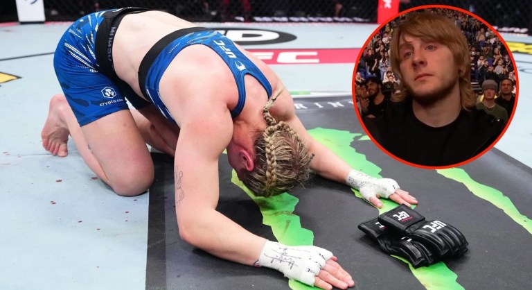 Paddy Pimblett breaks down in tears as teammate retires after shock loss to dancing debutant at UFC London Paddy Pimblett breaks down in tears as teammate retires after shock loss to dancing debutant at UFC London