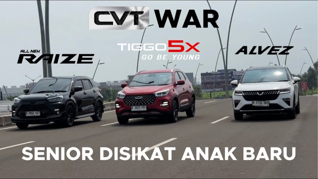 CVT War: Chery Tiggo 5x vs Toyota Raize vs Wuling Alvez CVT War: Chery Tiggo 5x vs Toyota Raize vs Wuling Alvez