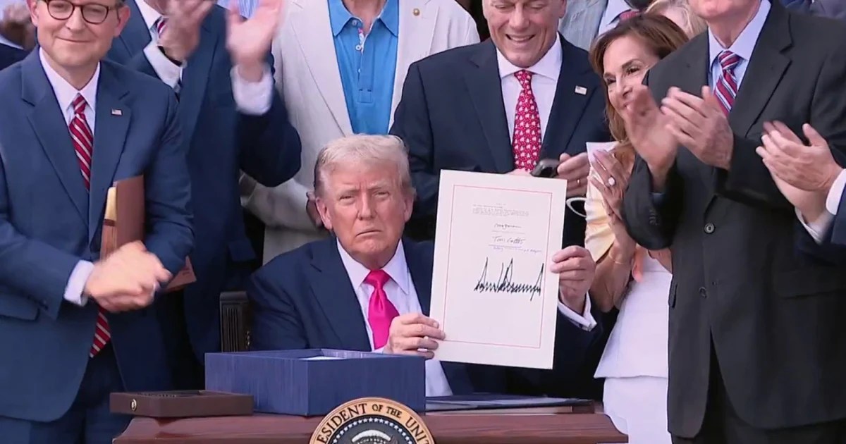Trump signs sweeping domestic policy bill at White House ceremony – FameReddir