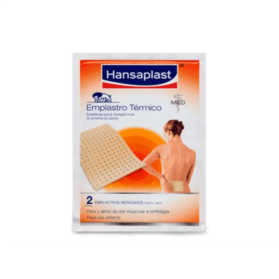 Hansaplast Emplastro Térmico, 4,8 mg/unidade x 2 unidades Hansaplast Emplastro Térmico, 4,8 mg/unidade x 2 unidades