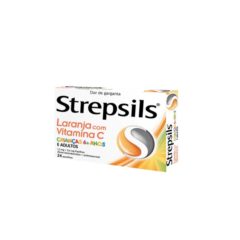 Strepsils Laranja Vitamina C x24