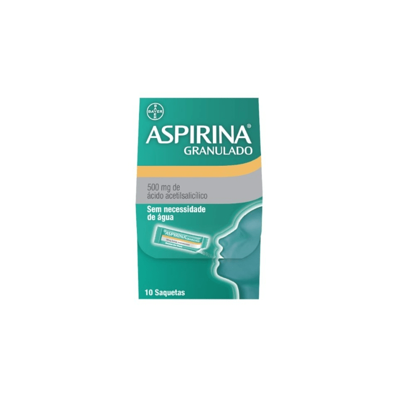 Aspirina Direkt 500 mg Granulado, 500 mg x 10 gran
