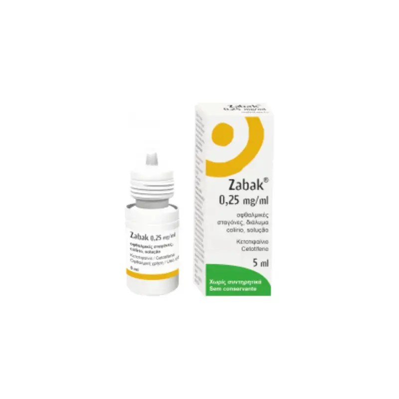 Zabak 025mg/ml Conta-Gotas x5ml