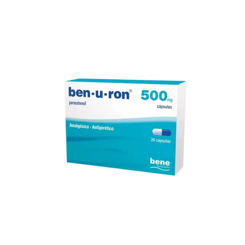 Ben-u-Ron 500 mg Blister 20 Cápsulas Ben-u-Ron 500 mg Blister 20 Cápsulas