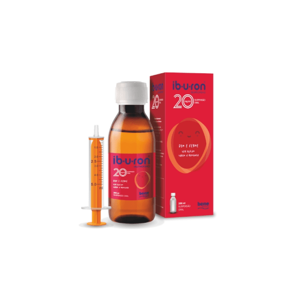 Ib-u-ron 20 mg/ml Suspensão Oral 200 ml Ib-u-ron 20 mg/ml Suspensão Oral 200 ml
