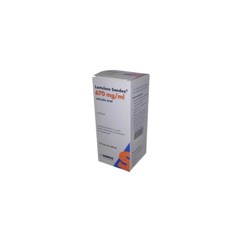 Lactulose Sandoz MG 670 mg/ml Solução Oral 200 ml