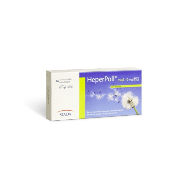 Heperpoll Maçã 10 mg x14 Comprimidos para Chupar Heperpoll Maçã 10 mg x14 Comprimidos para Chupar