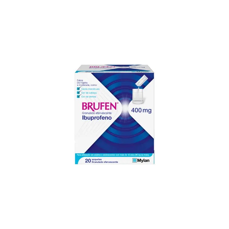 Brufen 400 mg x20 Saqueta Granul efervescente Brufen 400 mg x20 Saqueta Granul efervescente
