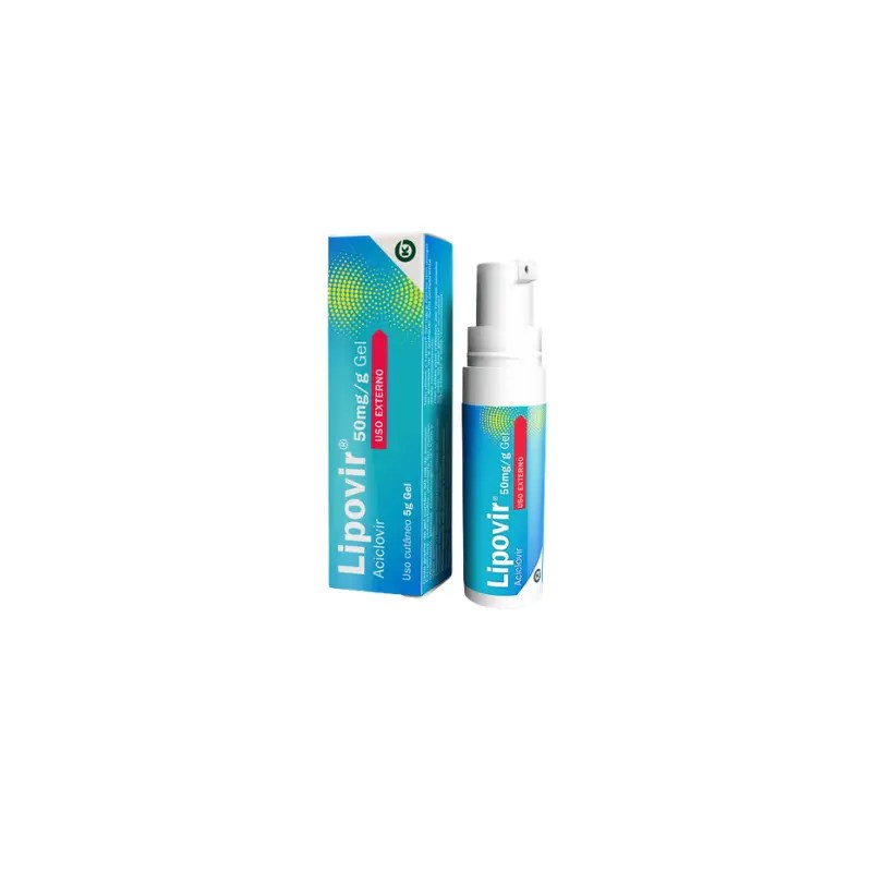 Lipovir 50 mg/g Gel 5 g