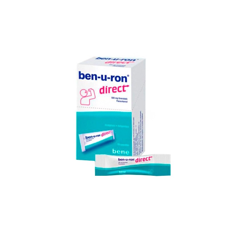 Ben-u-Ron direct 500 mg 10 Saquetas Ben-u-Ron direct 500 mg 10 Saquetas