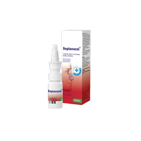 Septanazal 1/50mg/ml Solução Pulv Nasal 10ml Septanazal 1/50mg/ml Solução Pulv Nasal 10ml