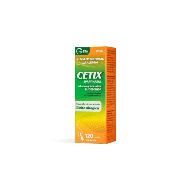 Cetix Spray Nasal , 64 5g/dose Frasco 120 dose Susp pulv nasal Cetix Spray Nasal , 64 5g/dose Frasco 120 dose Susp pulv nasal